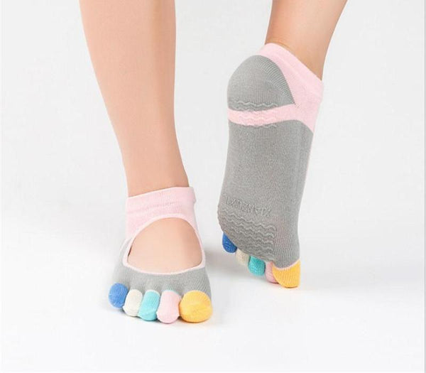 Cotton 5-Toe Yoga Socks