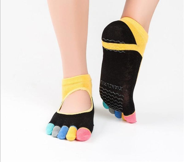 Cotton 5-Toe Yoga Socks