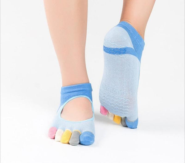 Cotton 5-Toe Yoga Socks