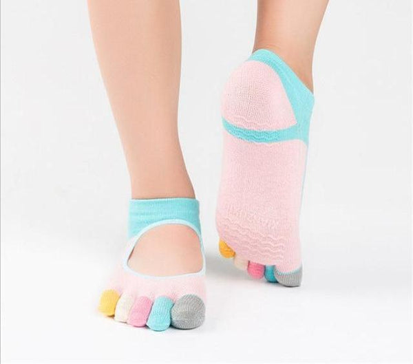 Cotton 5-Toe Yoga Socks