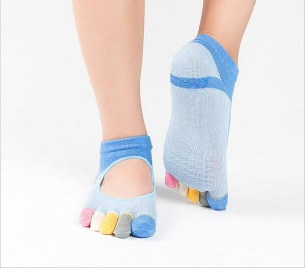 Cotton 5-Toe Yoga Socks